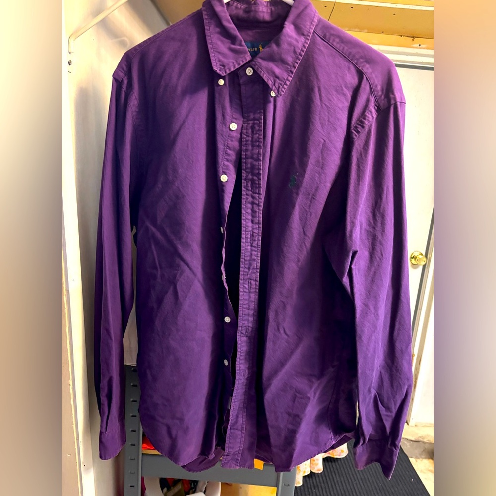 Ralph Lauren polo button up size L